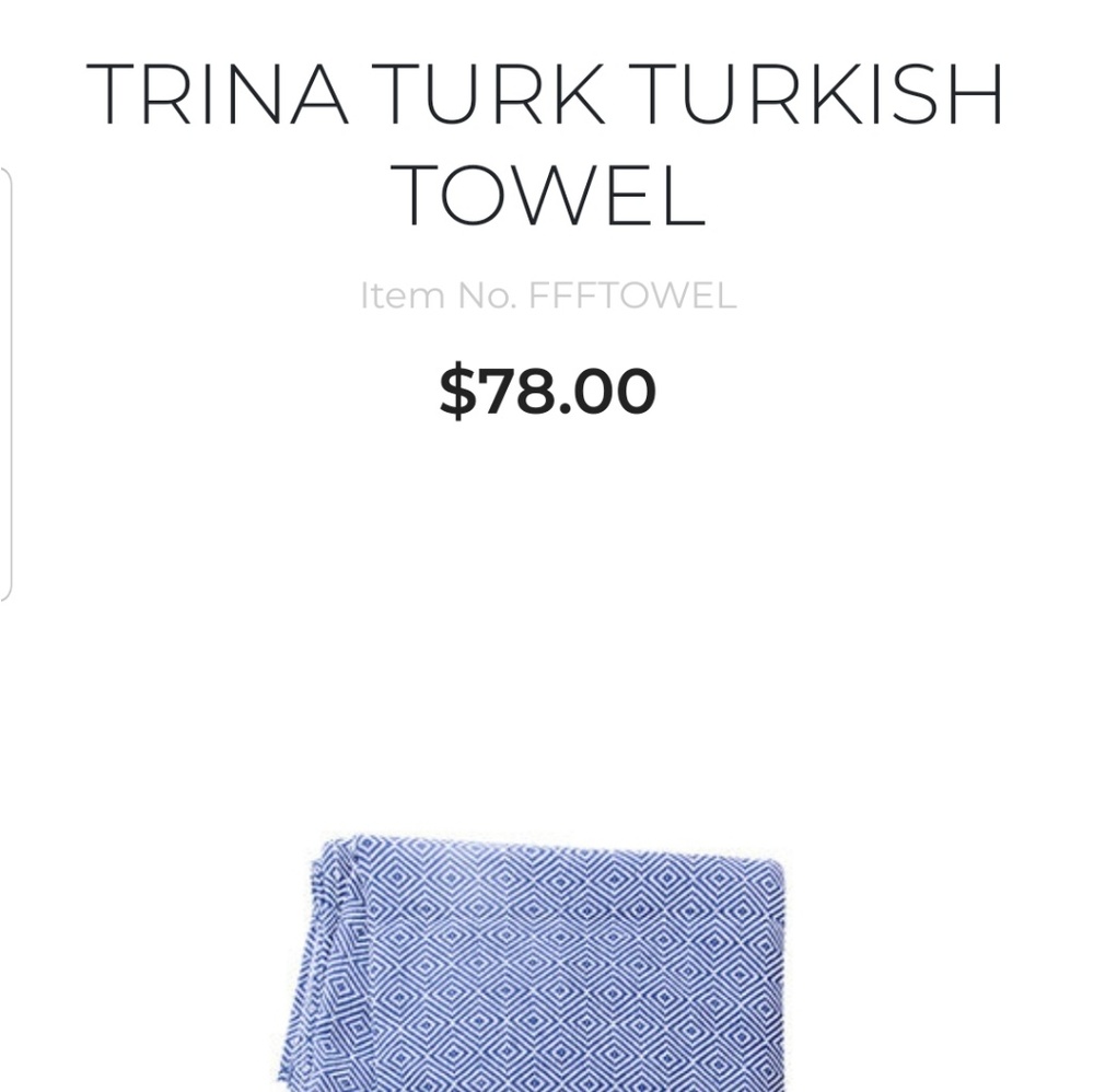Trina Turkish towel